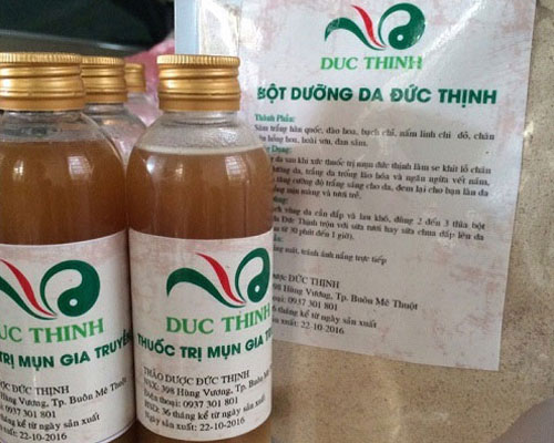 rượu thuốc trị mụn