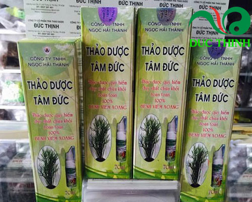 Dịch cây giao Tâm Đức hỗ trợ điều trị viêm xoang