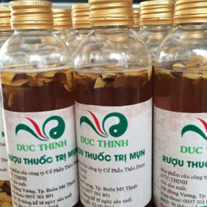 rượu thuốc trị mụn