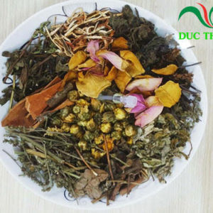 thảo dược xông mặt
