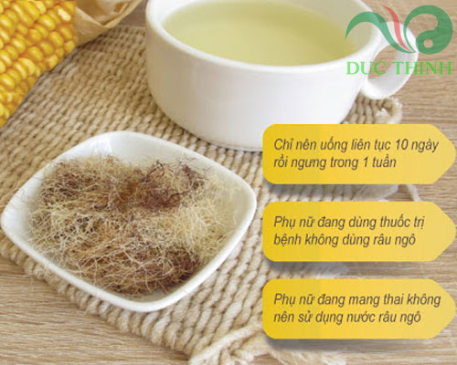 nhưng lưu ý khi dùng râu bắp